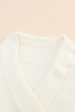 Load image into Gallery viewer, Ribbed Surplice Long Sleeve Sweater