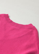 Load image into Gallery viewer, Pearl Trim Heart V-Neck Sweater