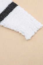 Load image into Gallery viewer, Striped Round Neck Dropped Shoulder Sweater