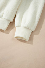 Load image into Gallery viewer, HOWDY Patched Round Neck Sherpa Sweatshirt