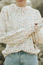 Load image into Gallery viewer, Confetti Round Neck Long Sleeve Sweater