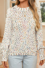 Load image into Gallery viewer, Confetti Round Neck Long Sleeve Sweater