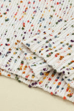 Load image into Gallery viewer, Confetti Round Neck Long Sleeve Sweater