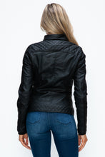 Load image into Gallery viewer, YMI Faux Layered Double-Zipper Jacket with Fuzzy Hood