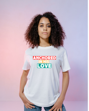 Load image into Gallery viewer, Anchored Unisex organic oversized high neck t-shirt