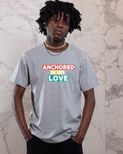 Load image into Gallery viewer, Anchored Unisex organic oversized high neck t-shirt