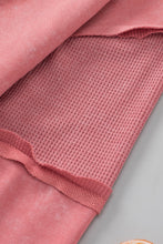 Load image into Gallery viewer, Waffle-Knit Round Neck Long Sleeve Sweatshirt