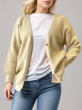 Load image into Gallery viewer, Button Down V-Neck Long Sleeve Cardigan