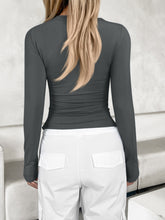 Load image into Gallery viewer, Lovelet V-Neck Long Sleeve T-Shirt