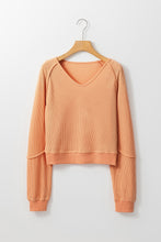 Load image into Gallery viewer, V Neck Long Sleeve T-Shirt