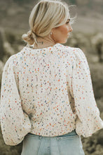 Load image into Gallery viewer, Confetti Round Neck Long Sleeve Sweater