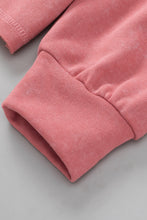 Load image into Gallery viewer, Waffle-Knit Round Neck Long Sleeve Sweatshirt