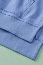 Load image into Gallery viewer, Exposed Seam Kangaroo Pocket Long Sleeve Hoodie