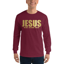 Load image into Gallery viewer, This Jesus Men’s Long Sleeve Shirt - Frantz Benjamin
