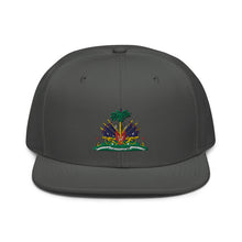 Load image into Gallery viewer, Haitian Flag Embrodery Snapback Hat - Frantz Benjamin