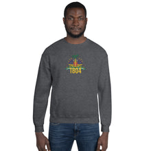 Load image into Gallery viewer, Haitian Flag Unisex Sweatshirt - Frantz Benjamin