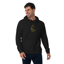 Load image into Gallery viewer, Big FB Embrodery Unisex eco raglan hoodie - Frantz Benjamin