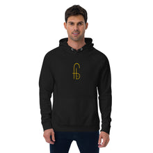 Load image into Gallery viewer, Big FB Embrodery Unisex eco raglan hoodie - Frantz Benjamin