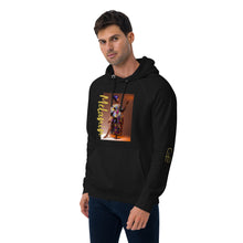 Load image into Gallery viewer, Melanin Unisex eco raglan hoodie - Frantz Benjamin