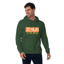 Load image into Gallery viewer, Jesus Saves Unisex eco raglan hoodie - Frantz Benjamin