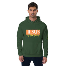 Load image into Gallery viewer, Jesus Saves Unisex eco raglan hoodie - Frantz Benjamin