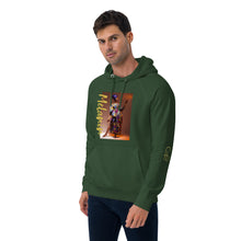 Load image into Gallery viewer, Melanin Unisex eco raglan hoodie - Frantz Benjamin