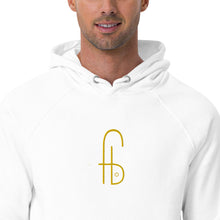 Load image into Gallery viewer, Big FB Embrodery Unisex eco raglan hoodie - Frantz Benjamin