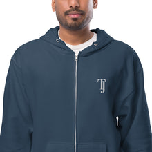 Load image into Gallery viewer, Unisex fleece zip up hoodie - Frantz Benjamin