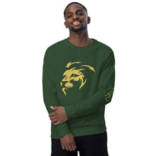 Load image into Gallery viewer, Lion Head Unisex organic raglan sweatshirt - Frantz Benjamin