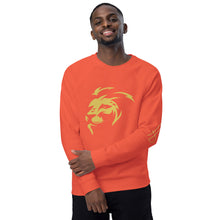 Load image into Gallery viewer, Lion Head Unisex organic raglan sweatshirt - Frantz Benjamin