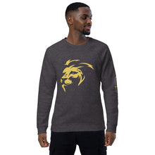 Load image into Gallery viewer, Lion Head Unisex organic raglan sweatshirt - Frantz Benjamin
