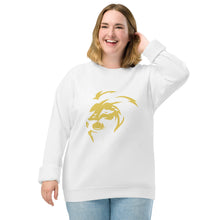 Load image into Gallery viewer, Lion Head Unisex organic raglan sweatshirt - Frantz Benjamin