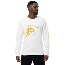 Load image into Gallery viewer, Lion Head Unisex organic raglan sweatshirt - Frantz Benjamin