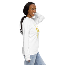 Load image into Gallery viewer, Lion Head Unisex organic raglan sweatshirt - Frantz Benjamin