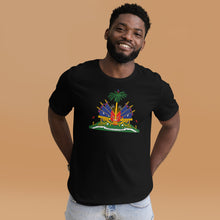 Load image into Gallery viewer, Haitian Flag Print Unisex t-shirt - Frantz Benjamin