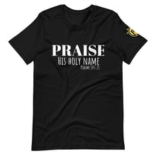 Load image into Gallery viewer, Praise Unisex t-shirt - Frantz Benjamin
