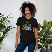 Load image into Gallery viewer, Haitian Flag Print Unisex t-shirt - Frantz Benjamin