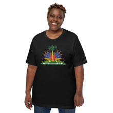 Load image into Gallery viewer, Haitian Flag Print Unisex t-shirt - Frantz Benjamin