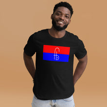 Load image into Gallery viewer, FB Haitian Flag Unisex t-shirt - Frantz Benjamin