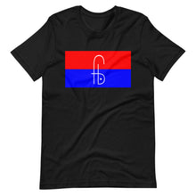 Load image into Gallery viewer, FB Haitian Flag Unisex t-shirt - Frantz Benjamin
