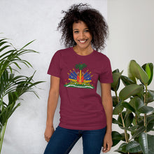 Load image into Gallery viewer, Haitian Flag Print Unisex t-shirt - Frantz Benjamin