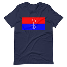 Load image into Gallery viewer, FB Haitian Flag Unisex t-shirt - Frantz Benjamin