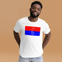 Load image into Gallery viewer, FB Haitian Flag Unisex t-shirt - Frantz Benjamin
