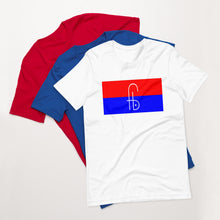 Load image into Gallery viewer, FB Haitian Flag Unisex t-shirt - Frantz Benjamin