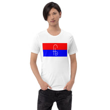 Load image into Gallery viewer, FB Haitian Flag Unisex t-shirt - Frantz Benjamin