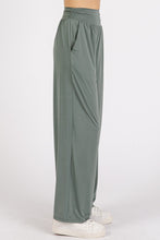 Load image into Gallery viewer, Mittoshop Stretch Banded Waist Wide Leg Pants with Pockets
