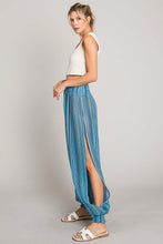 Load image into Gallery viewer, Cotton Bleu by Nu Label Striped Smocked Cover Up Pants
