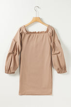 Load image into Gallery viewer, Ruched Off Shoulder Long Sleeve Dress
