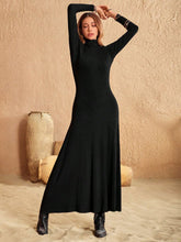 Load image into Gallery viewer, Turtleneck Long Sleeve Maxi Dress
