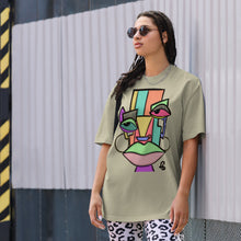 Load image into Gallery viewer, Oversized faded Abstract t-shirt
